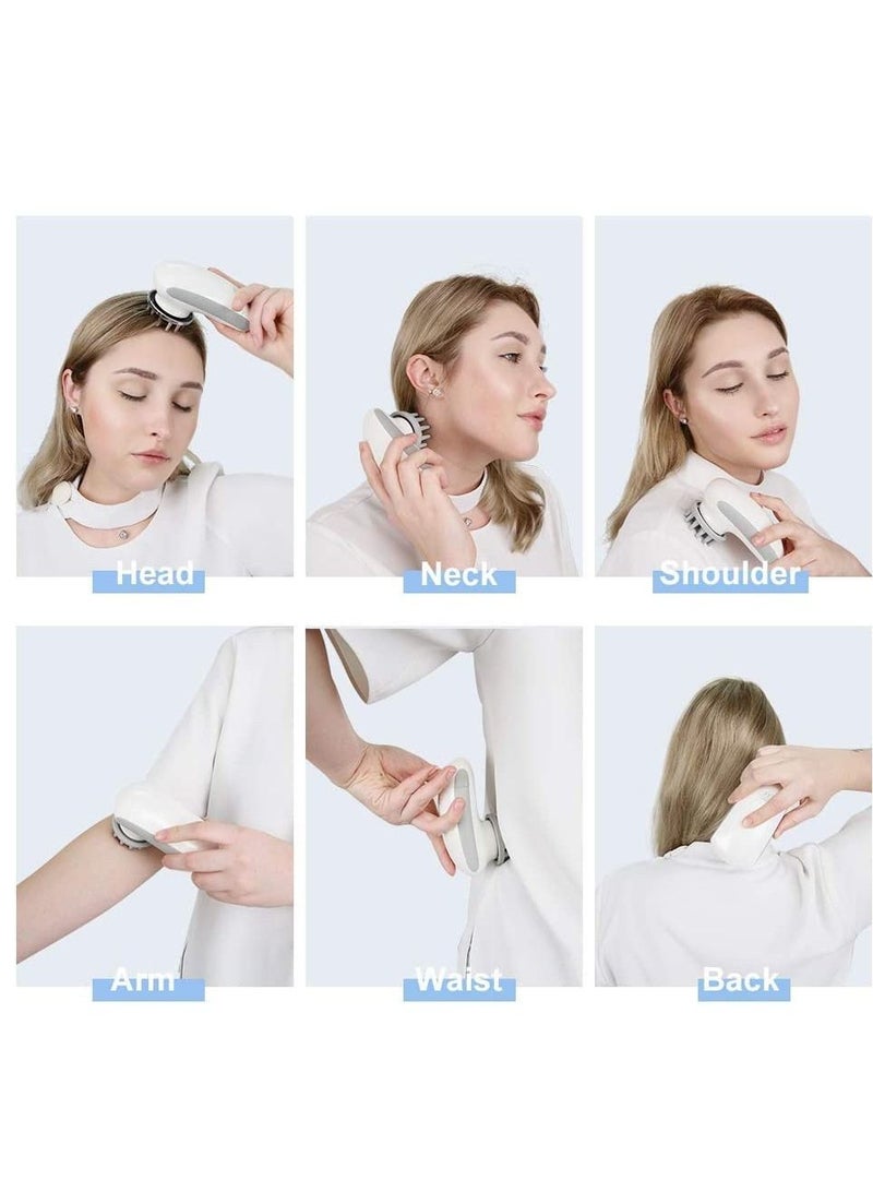 2 in 1 Scalp Massager Sonic Vibrating Scalp Massage Device to promote Head Blood Circulation, Pain Relief, Headache Relief,facial cleansing brush for deep cleaning face skin AG-1718