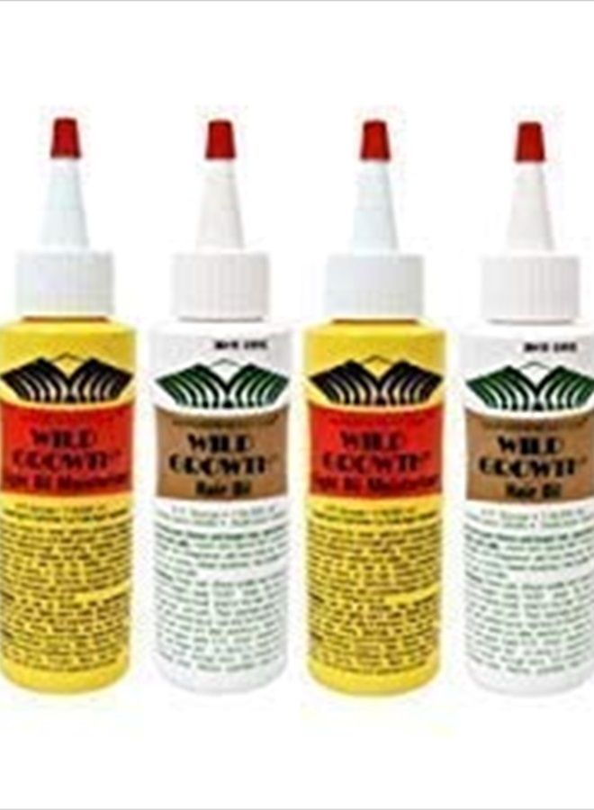 WILD GROWTH HAIR SYSTEM (2 PACK) Wild Growth Hair Oil and Wild Growth Light! Hair Conditioner, Detangler, Extender! With Olive oil, Jojoba oil, Coconut oil & more!