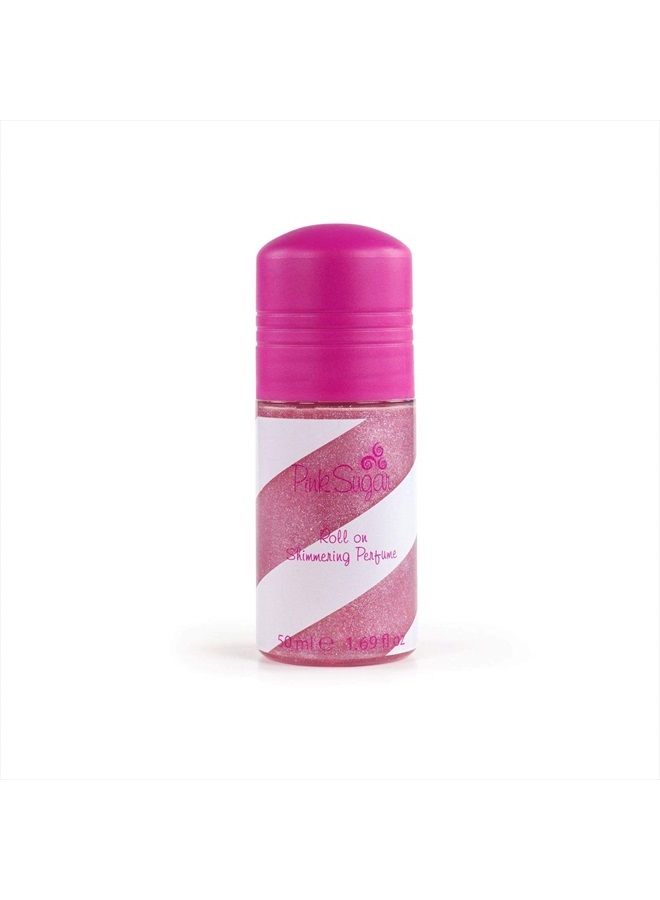 Pink Sugar Roll On Shimmering Perfume for Women 1.7 Oz/ 50 Ml, 1.7 Fl Oz