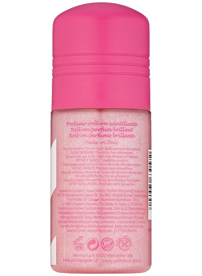 Pink Sugar Roll On Shimmering Perfume for Women 1.7 Oz/ 50 Ml, 1.7 Fl Oz