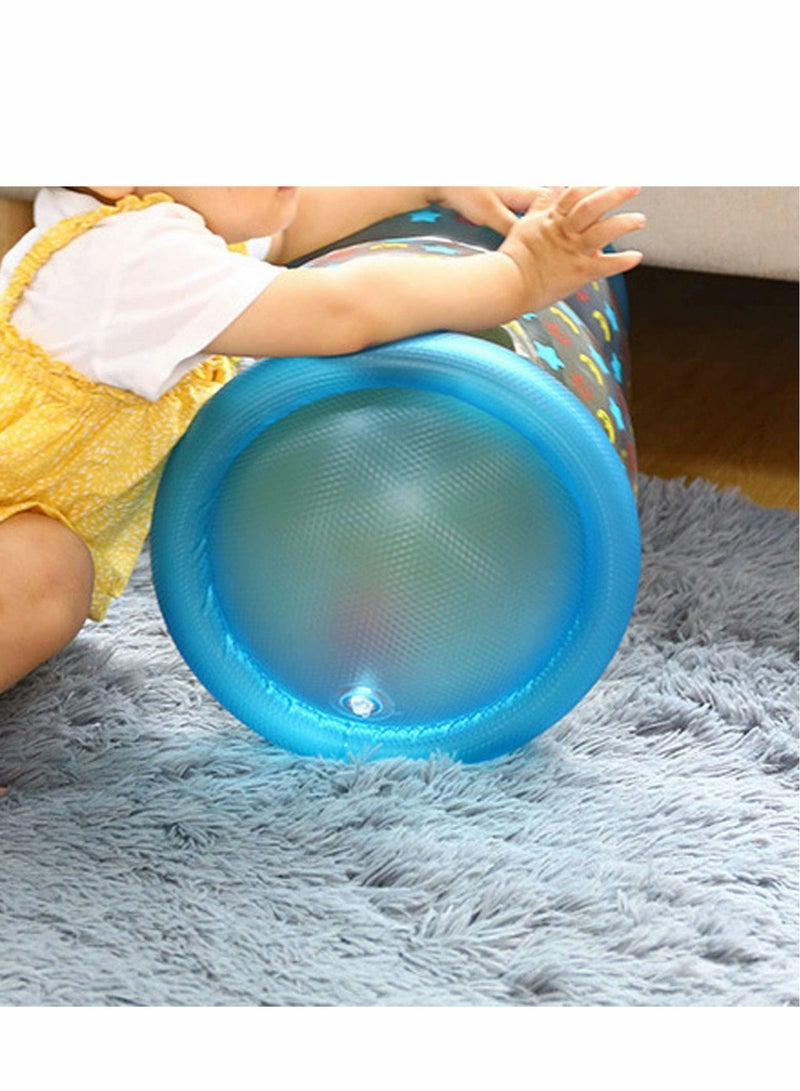 Inflatable Baby Crawling Roller Fitness Toys, Toddler Play Activity Center Exercise Infant Hearing Touch Muscles Coordination, Gifts for Newborn Boys Girls, 0 to 24 Months