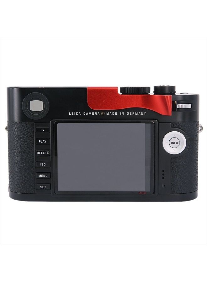 THB-M24R Metal Hot Shoe Thumb Up Rest Hand Grip for Leica M Typ240 M240, M-P Typ 240 M240P, M Typ262 M262, M-D Typ 262 Camera Red
