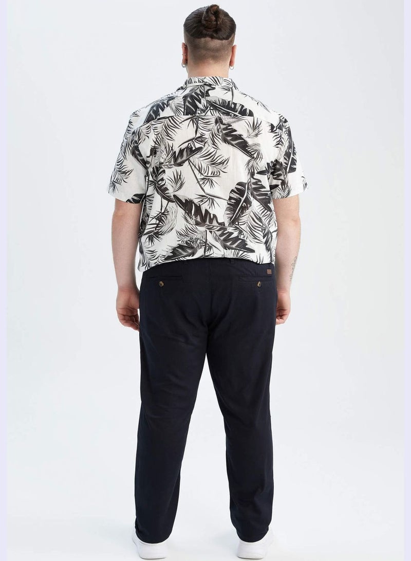 Straight Fit Ankle Chinos