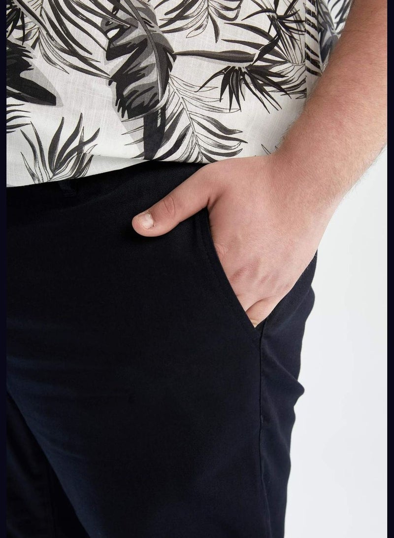 Straight Fit Ankle Chinos