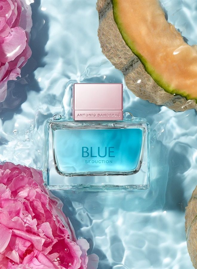 Perfumes - Blue Seduction Woman - Eau de Toilette for Women - Long Lasting - Fresh, Casual and Femenine Fragance - Floral Aquatic Notes - Ideal for Day Wear - 2.7 Fl Oz