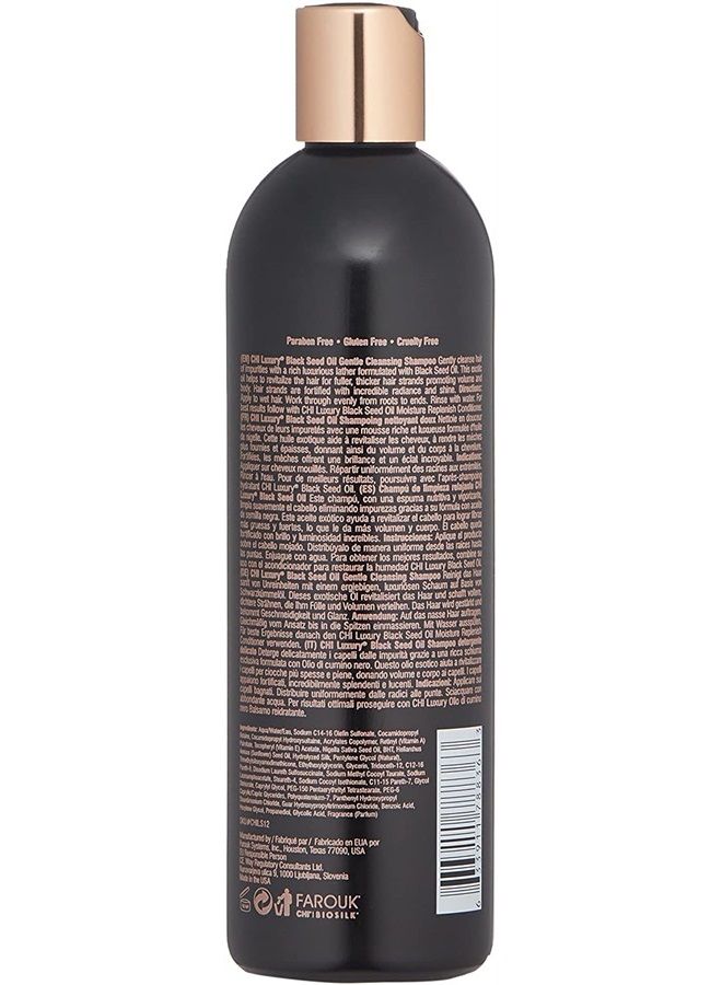 Luxury Black Seed Gentle Cleansing Shampoo, 12 Fl Oz