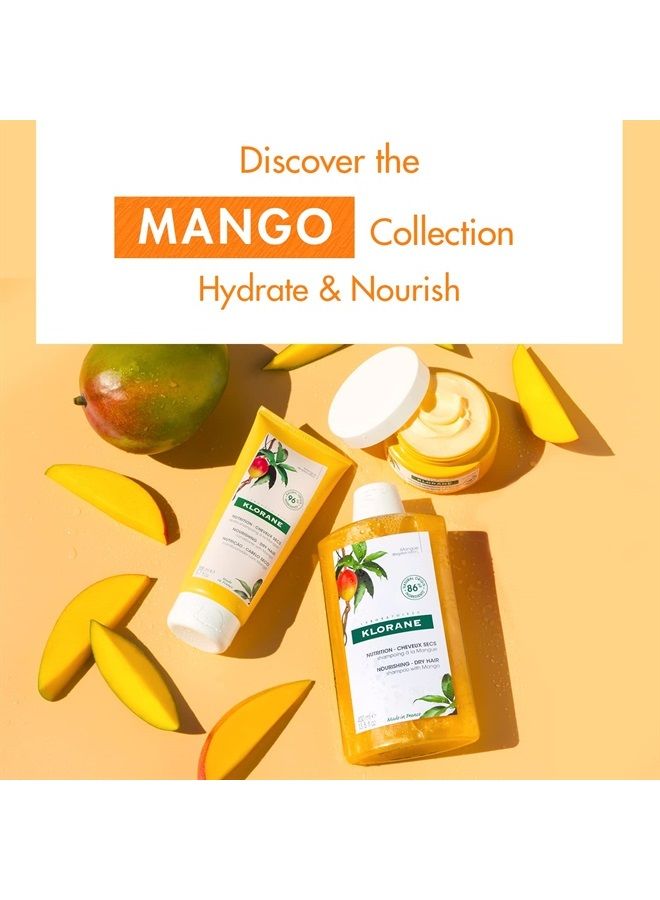 Nourishing Conditioner with Mango Butter, Moisturize and Hydrate Dry Hair, Paraben, Silicone, Sulfate Free, 1.6 oz.