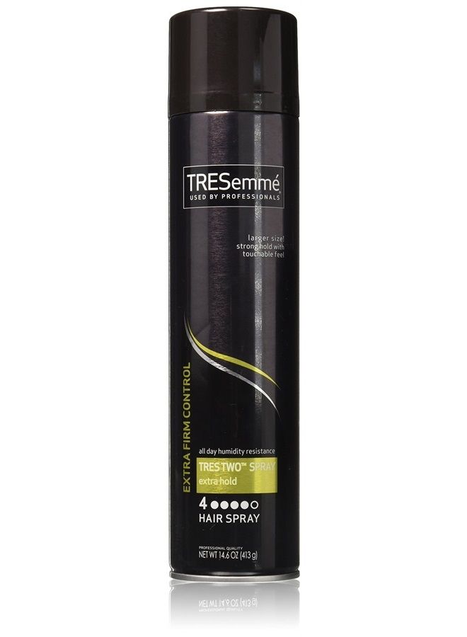 2 Pack of TRESemme TRES Two Extra Hold Hairspray, 14.6 oz ea