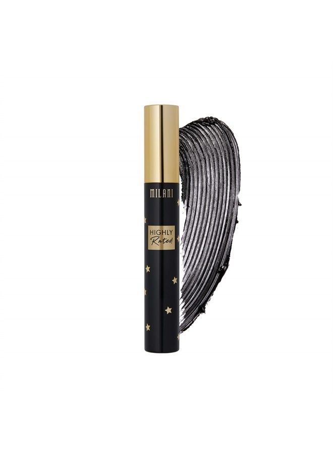 Highly Rated Mascara - Black | Lengthening and Voluminous Mascara | Best Mascara | Separates and Builds Lashes | Use With Milani Makeup (0.41 Fl. Oz.)