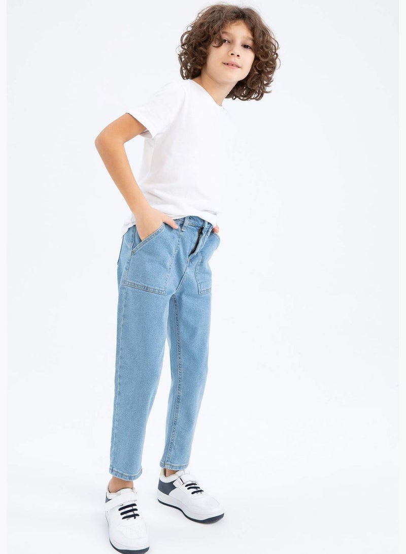 Regular Fit Straight Leg Jeans