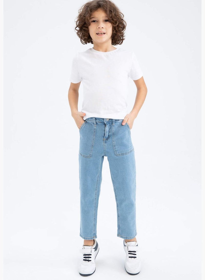 Regular Fit Straight Leg Jeans