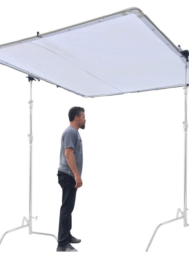 BFS 100 Photography Video Butterfly Frame 3 in 1 Collapsible Light Silk Scrim Lighting Diffuser 4x4 / 6x6 / 8x8