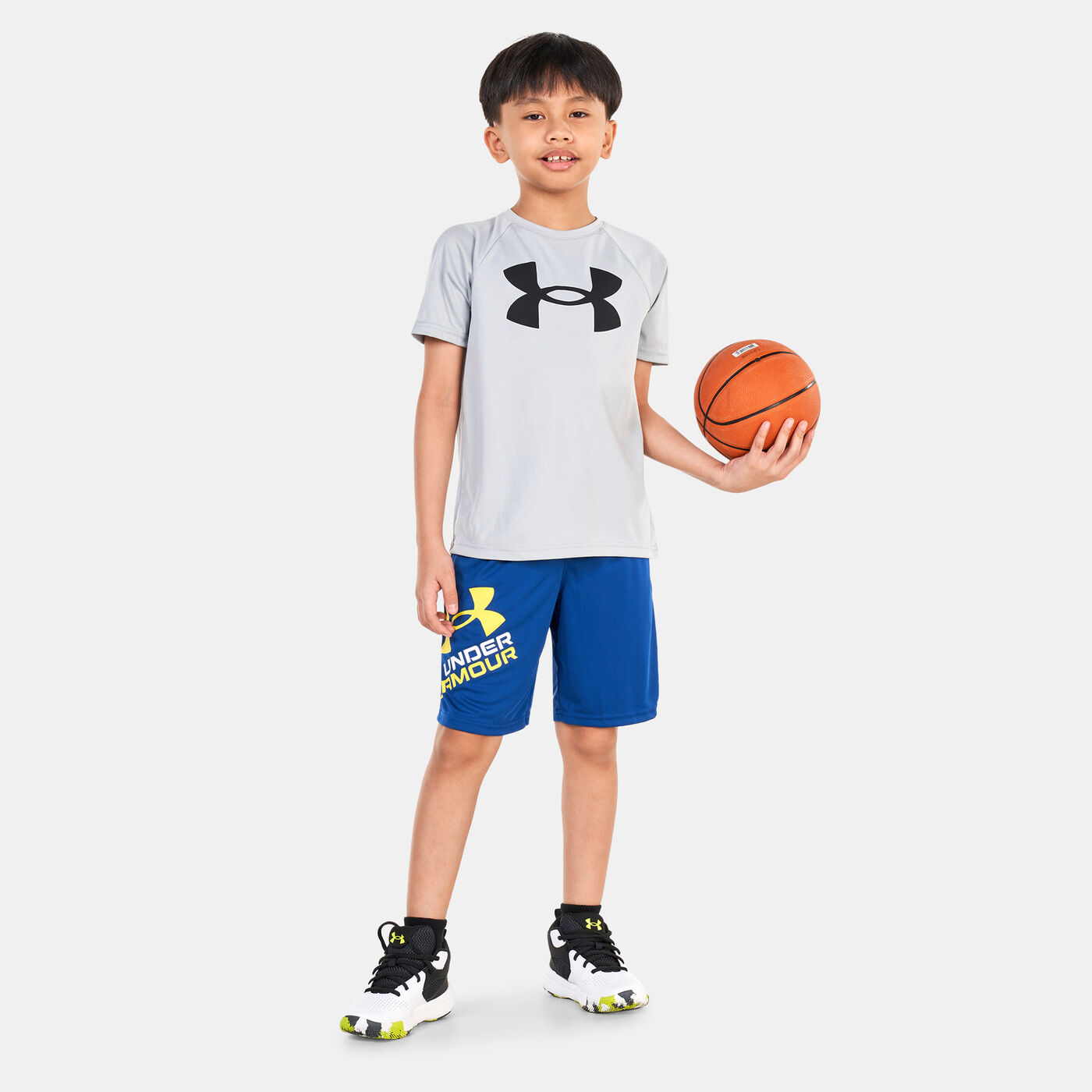 Kids' UA Prototype 2.0 Logo Shorts