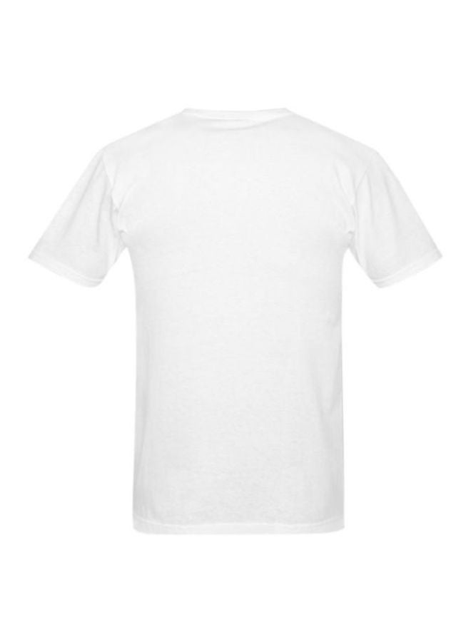Paris Saint Germain FC Printed T-Shirt White