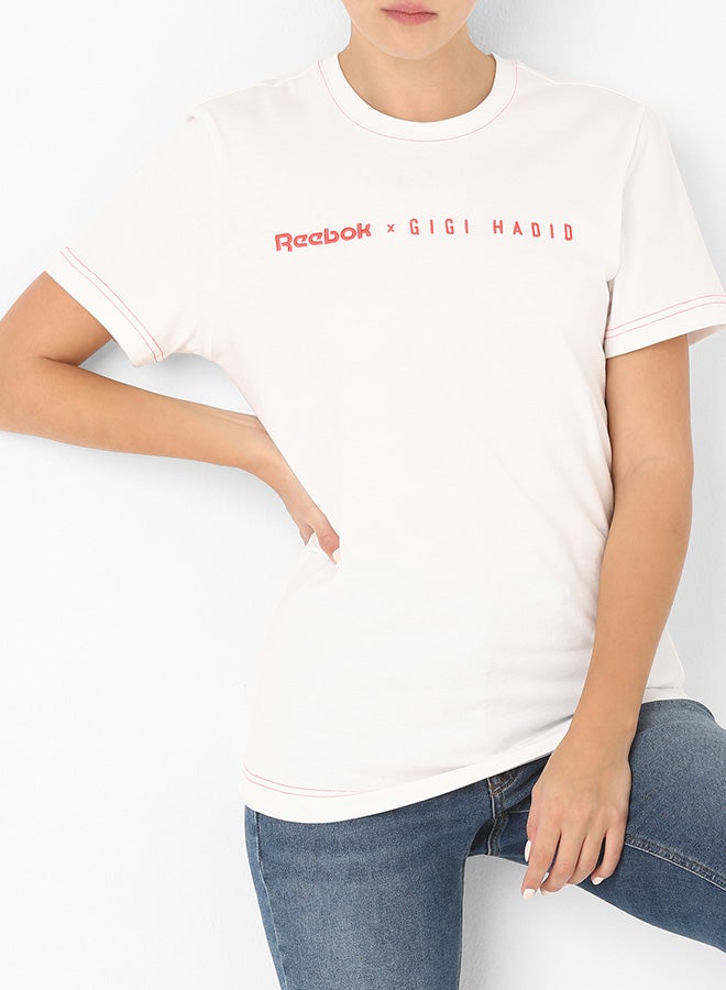 X Gigi Hadid Classics T-Shirt White
