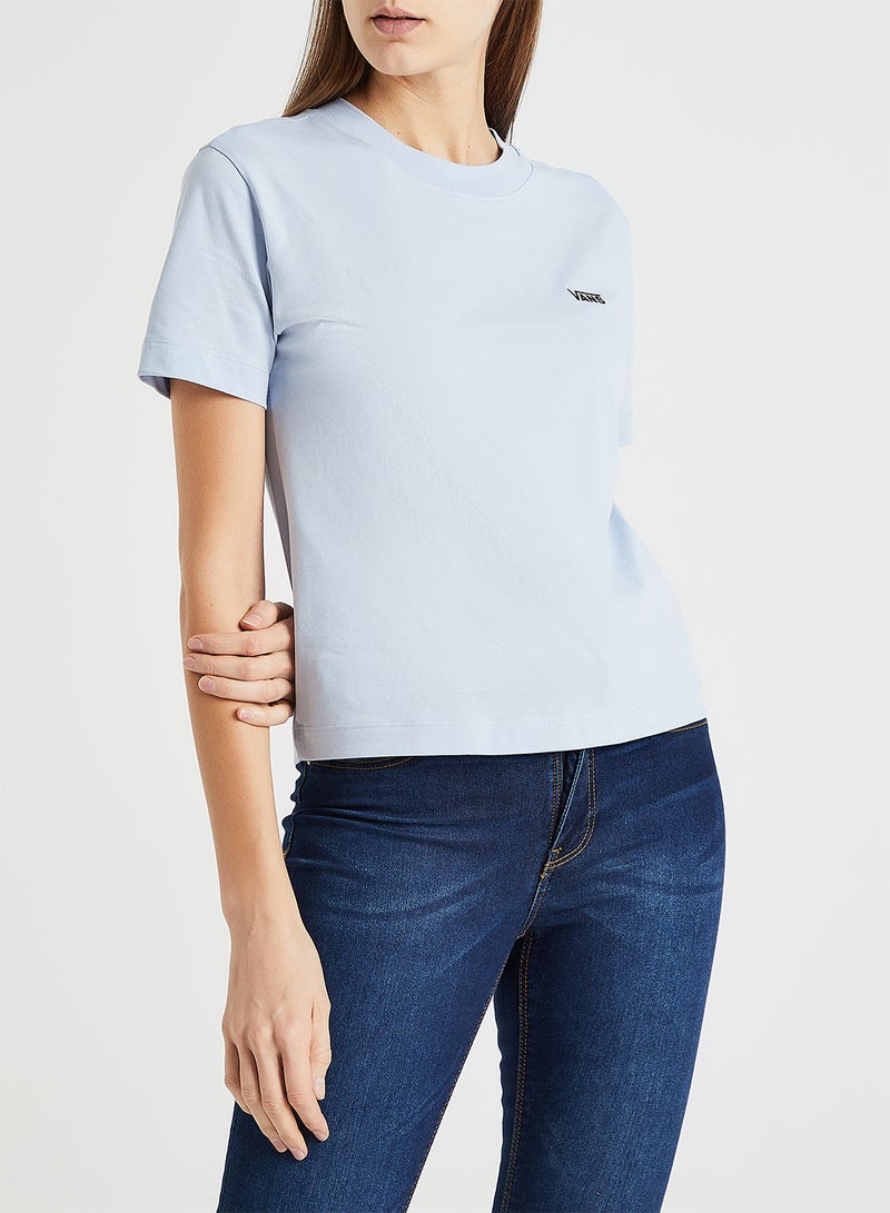Junior V Boxy T-Shirt Blue
