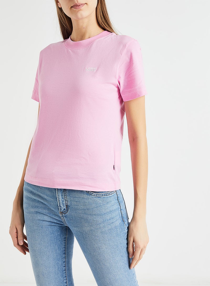 Junior V Boxy T-Shirt Pink