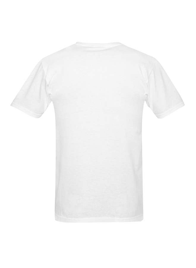 Graduated Girl Design Short Sleeve T-Shirt White