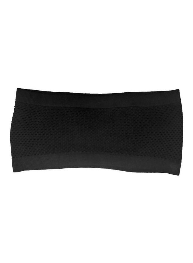 Solid Tube Top Bra Black