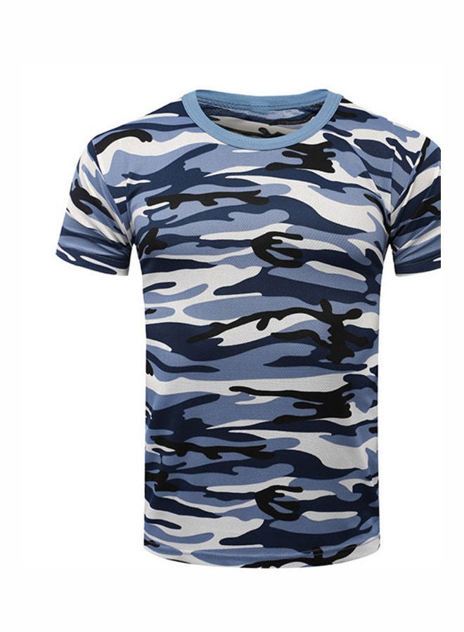 Camouflage Pattern T-Shirt Multicolour