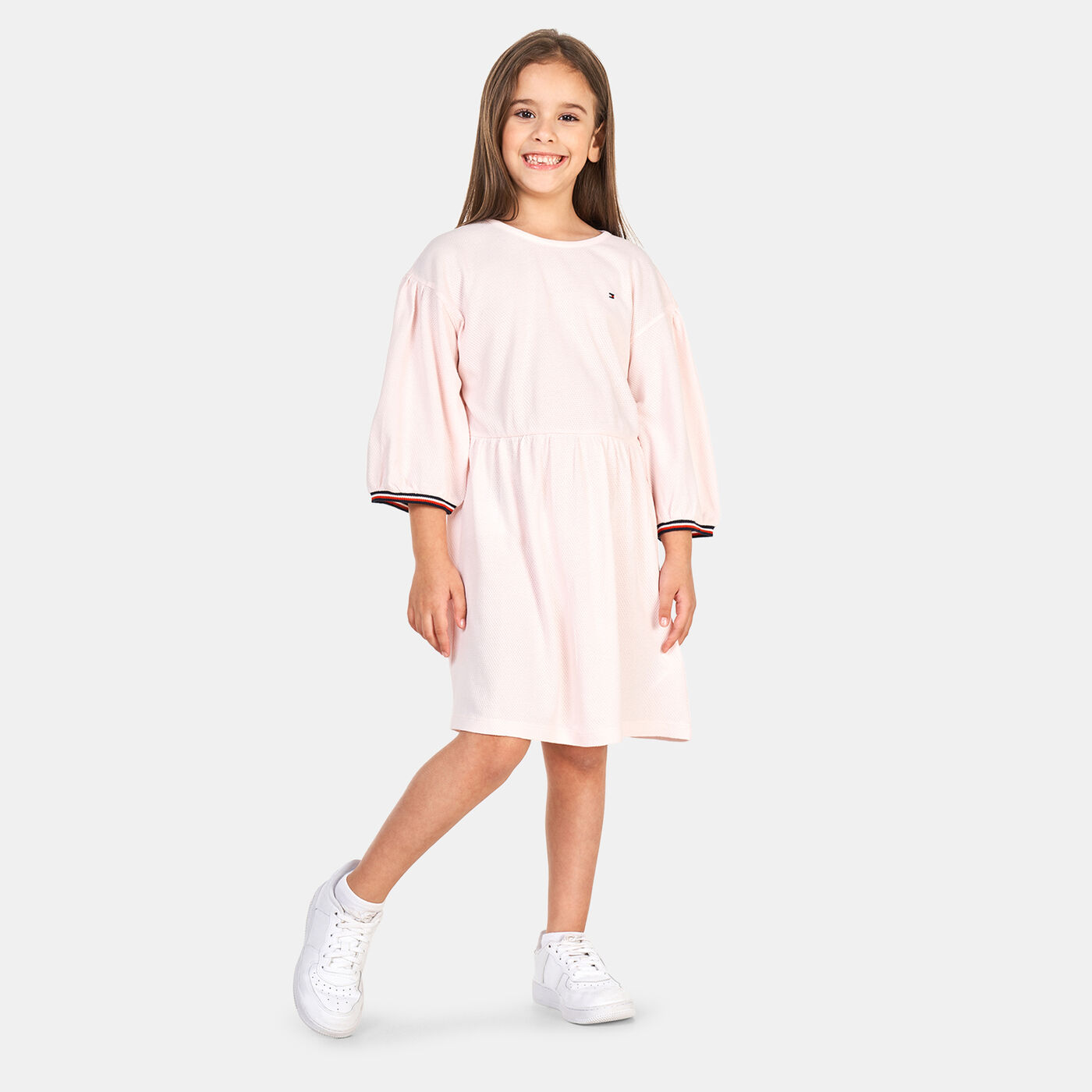 Kids' Essential Jacquard Fit And Flare Dress