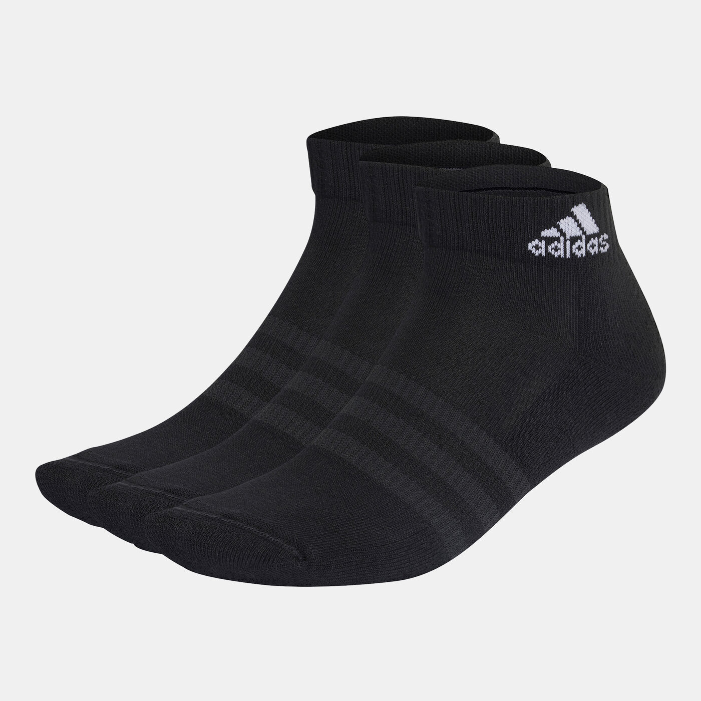 Men's Cushioned Sportswear Ankle Socks (3 Pack)