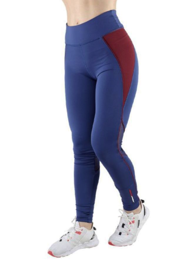 Logo Printed Highwaist Leggings Blue Ink