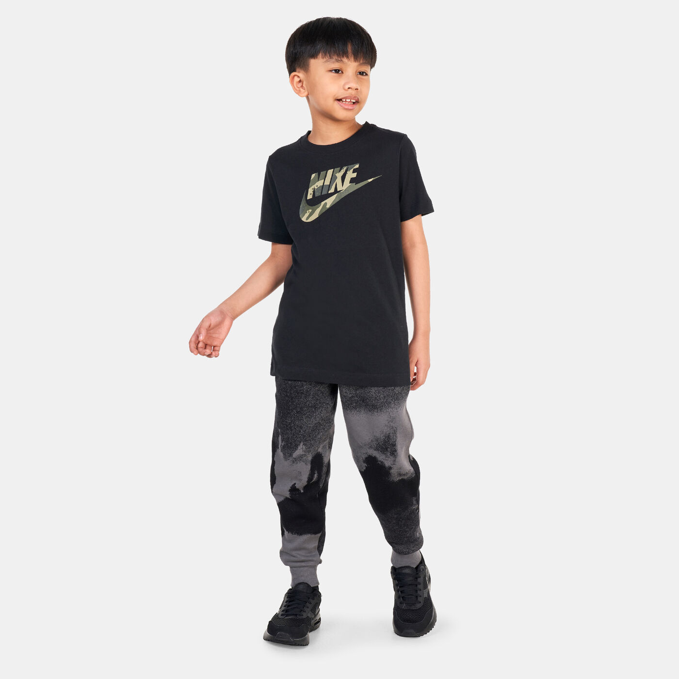 Kids' Club Fleece Washed Allover Print Joggers