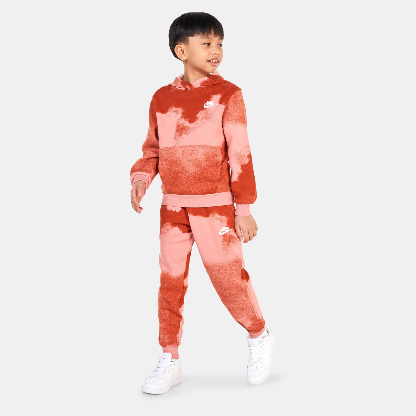Kids' Club Fleece Washed Allover Print Joggers