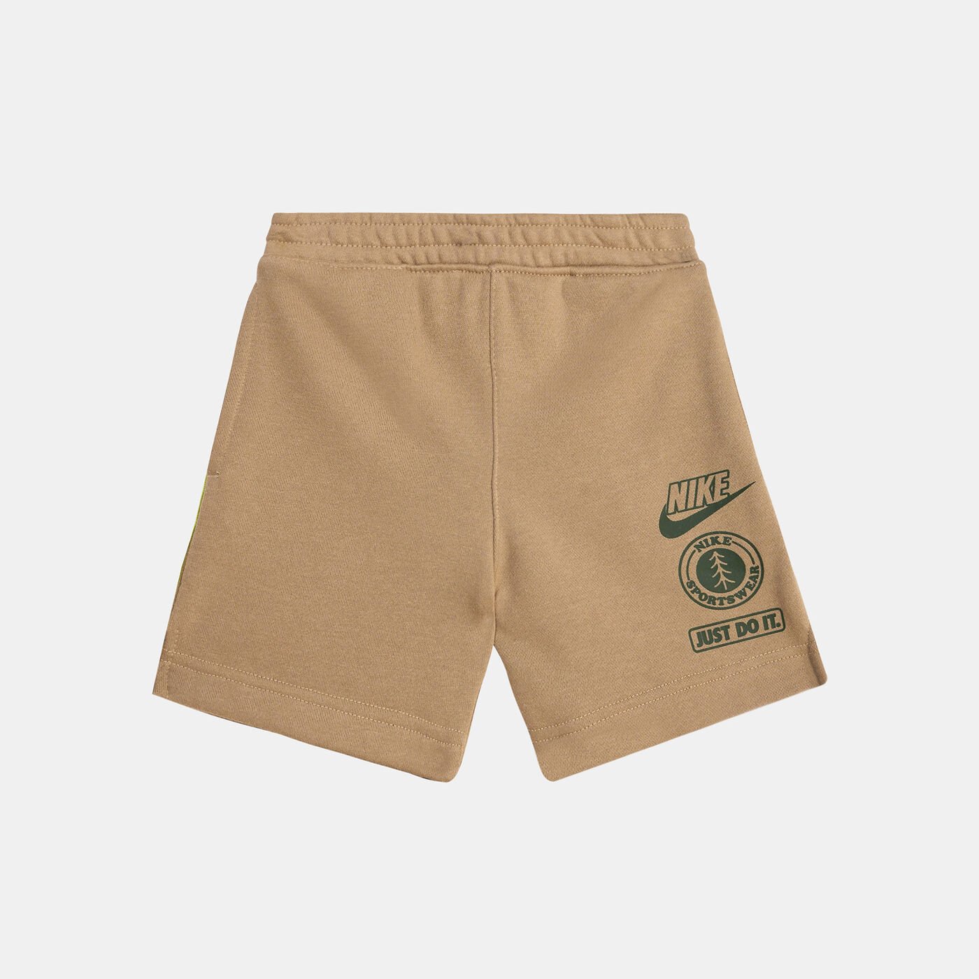 Kids' Sportswear 'Leave No Trace' French Terry Taping Shorts (Younger Kids)