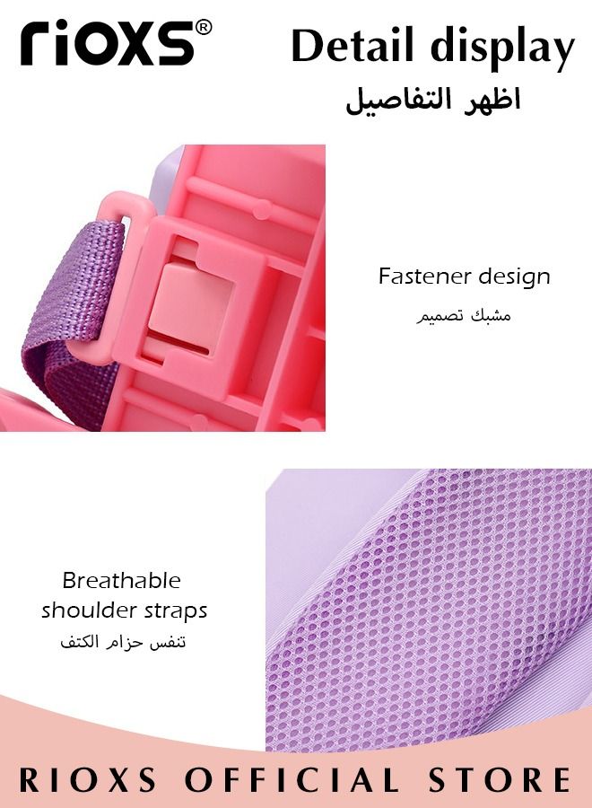 Kids Backpack, Rolling Backpacks For Girls, Fashion Printed Trolley School Bags,  Large Capacity Wheeled Luggage Bag, Kids' Waterpoof Backpack, Students Book Bag For Kindergarten And Elementary, Boys Girls Schoolbag