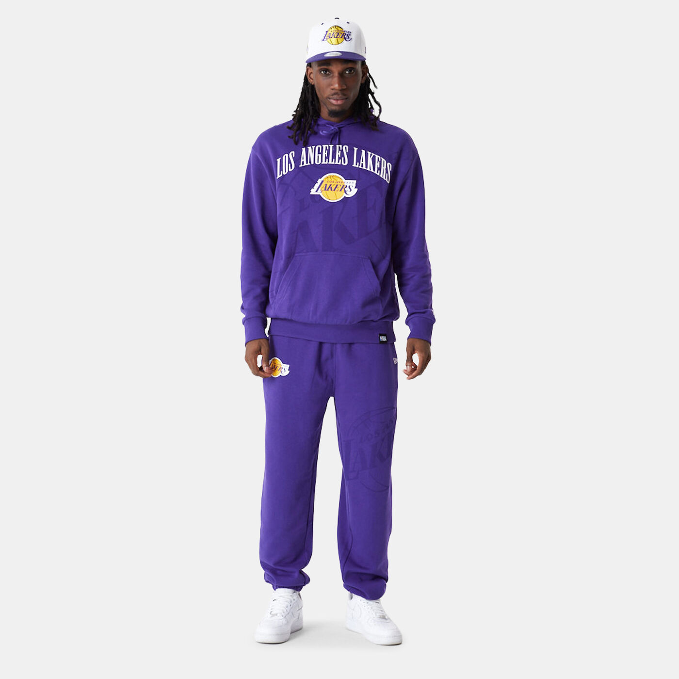 Men's Los Angeles Lakers NBA Logo Pullover Hoodie