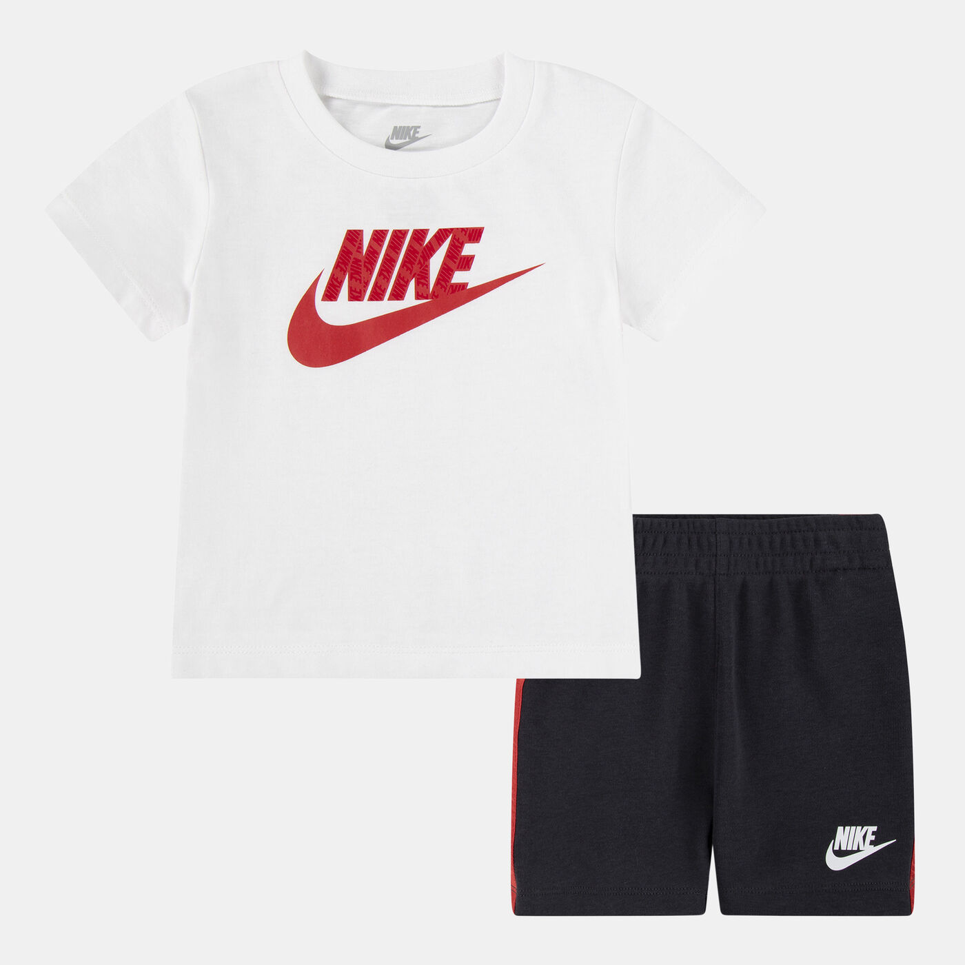 Kids' Sportswear Taping T-Shirt and Shorts Set