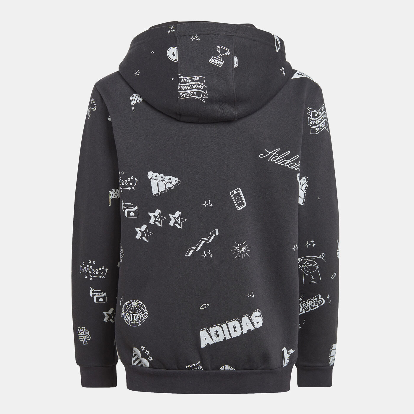 Kids' Brand Love Allover Print Full-Zip Hoodie