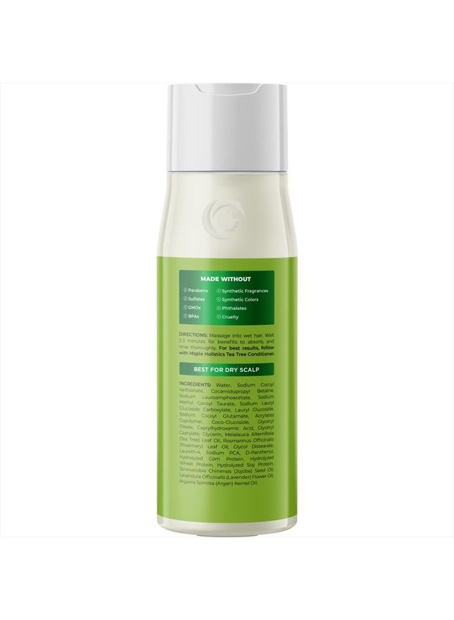 Tea Tree Shampoo for Men and Women - Invigorating Tea Tree Oil Shampoo Sulfate Free with Rosemary Essential Oil - Refreshing Daily Clarifying Shampoo for Build Up plus Dry or Oily Hair and Scalp Care