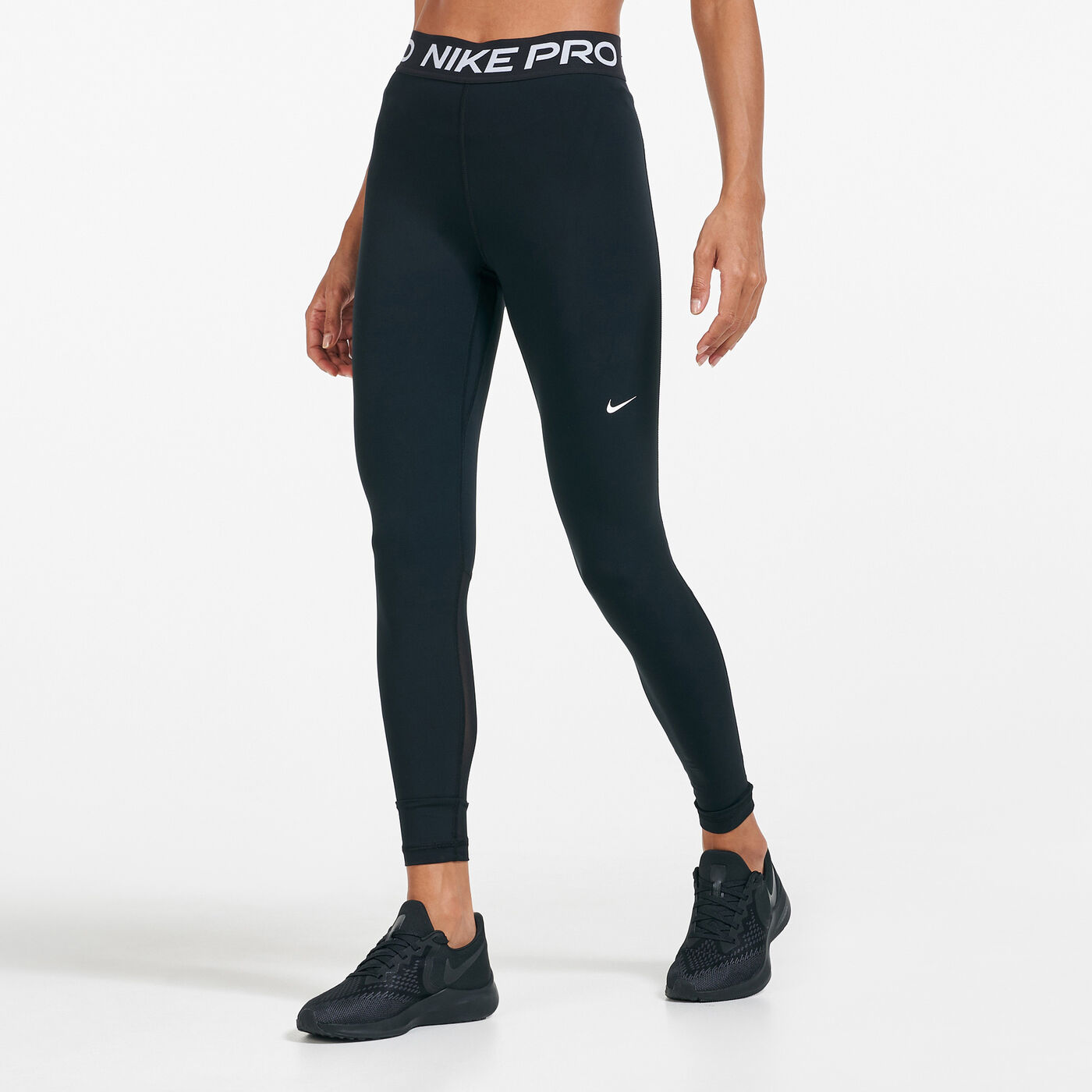 Women's Pro Mid-Rise Mesh-Panelled Leggings