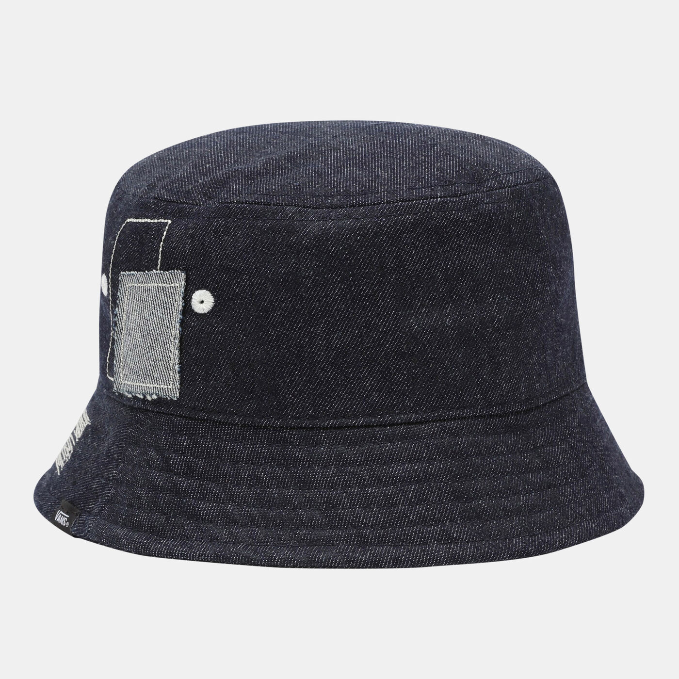 Women's Mended Check Denim Bucket Hat