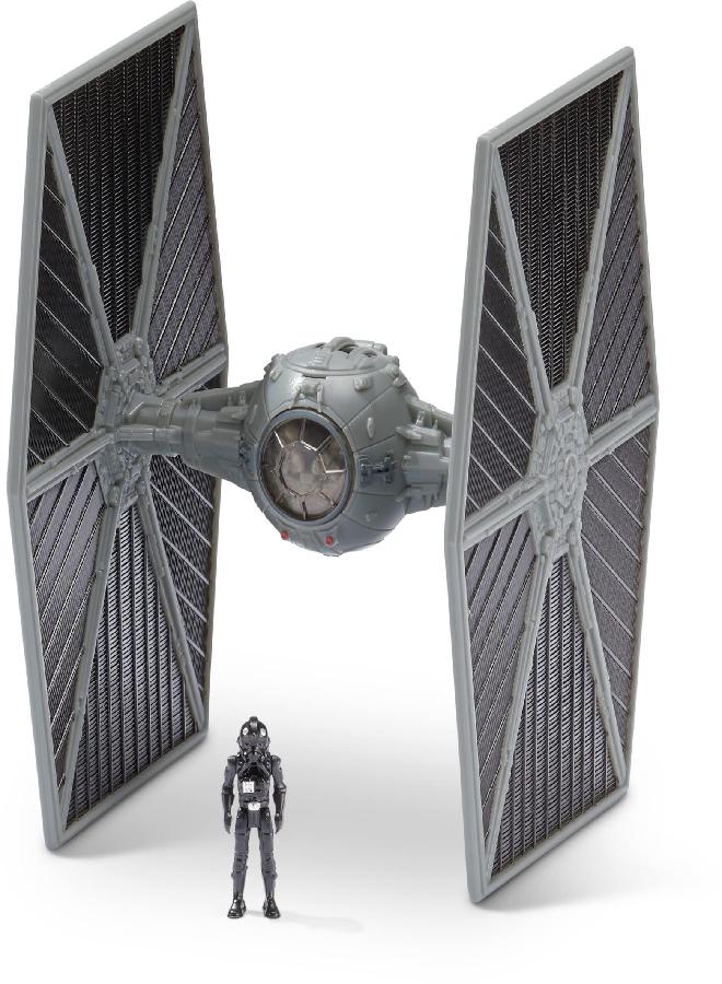 Star Wars Micro Galaxy Squadron 3'' Tie Fighter & Tie Pilot Wave 1 by Jazwares, SWJ0004 Multicolor