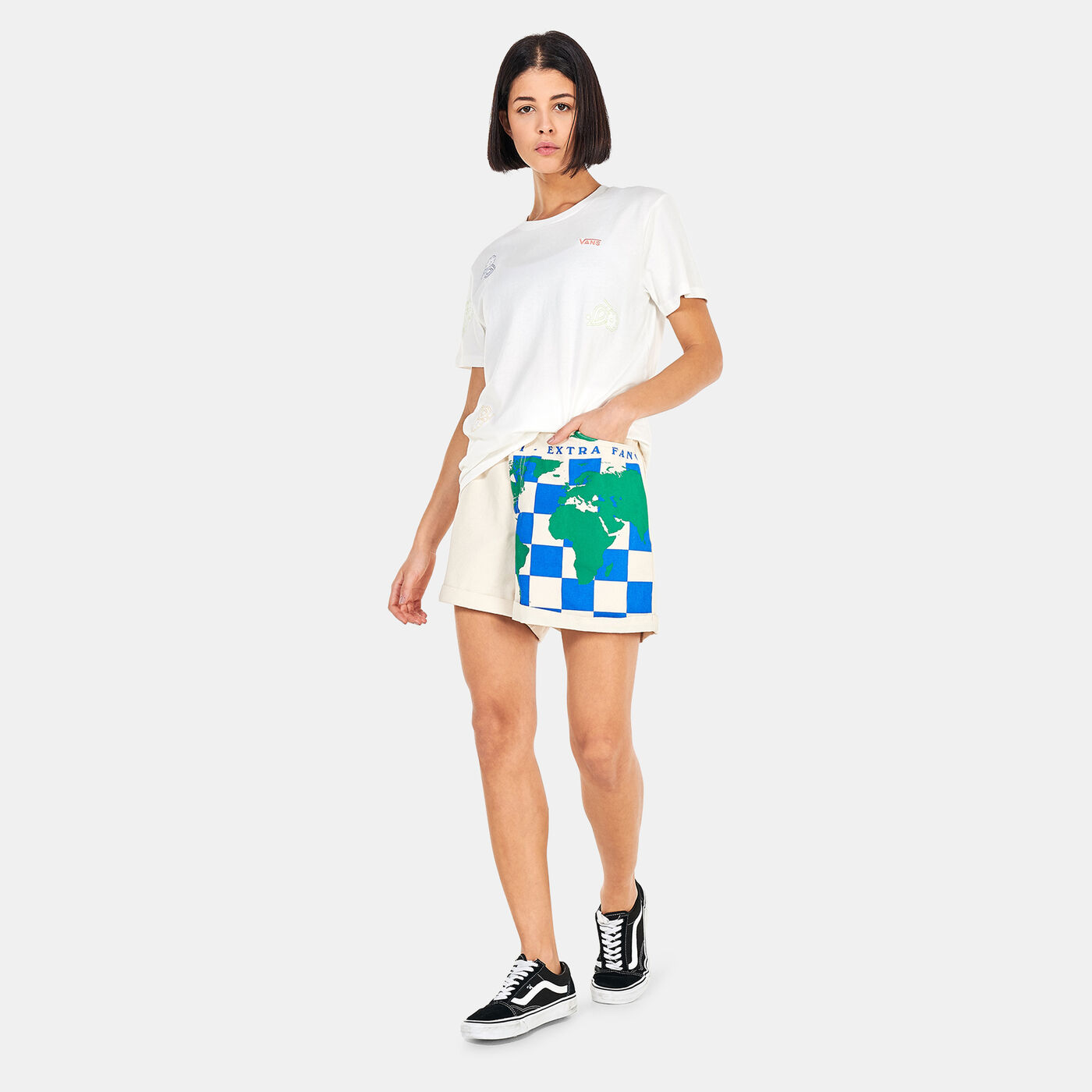 Women's Anaheim Paisley Check T-Shirt