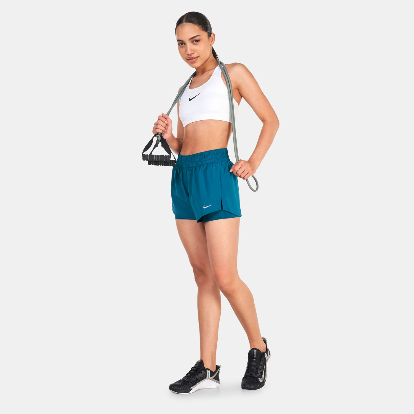 Women's One Dri-FIT Mid-Rise 2-in-1 Shorts