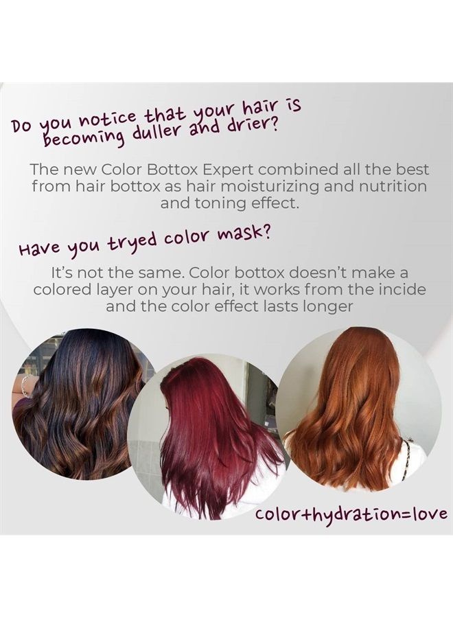 Dark Brown Color BONDOX HAIR 8.8 oz - Color Depositing Mask - Dark Brown - Marine Collagen and Almond Oil - Formaldehyde-Free - Repairs the Hair Elasticity & Flexibility, Softens, Moisturizers