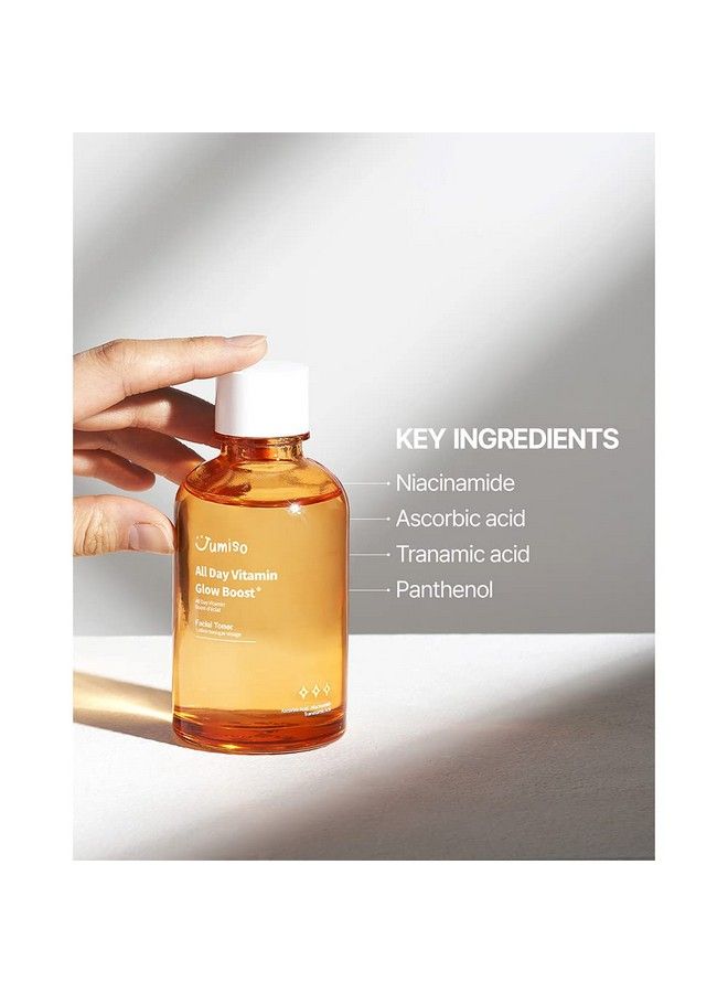 All Day Vitamin Glow Boost Facial Toner Vitamin Daily Toner Vitamin Bc Toner Skin Brightening Hydrating Glowing Toner Naturally Radiant&Plump Skin Eo&Fragrance Free 125Ml 4.22 Fl.Oz