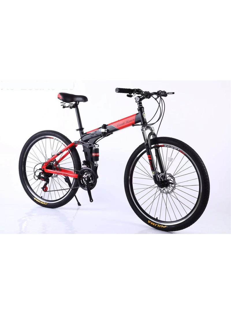 26 inch folding bike 24 speed mountain bike