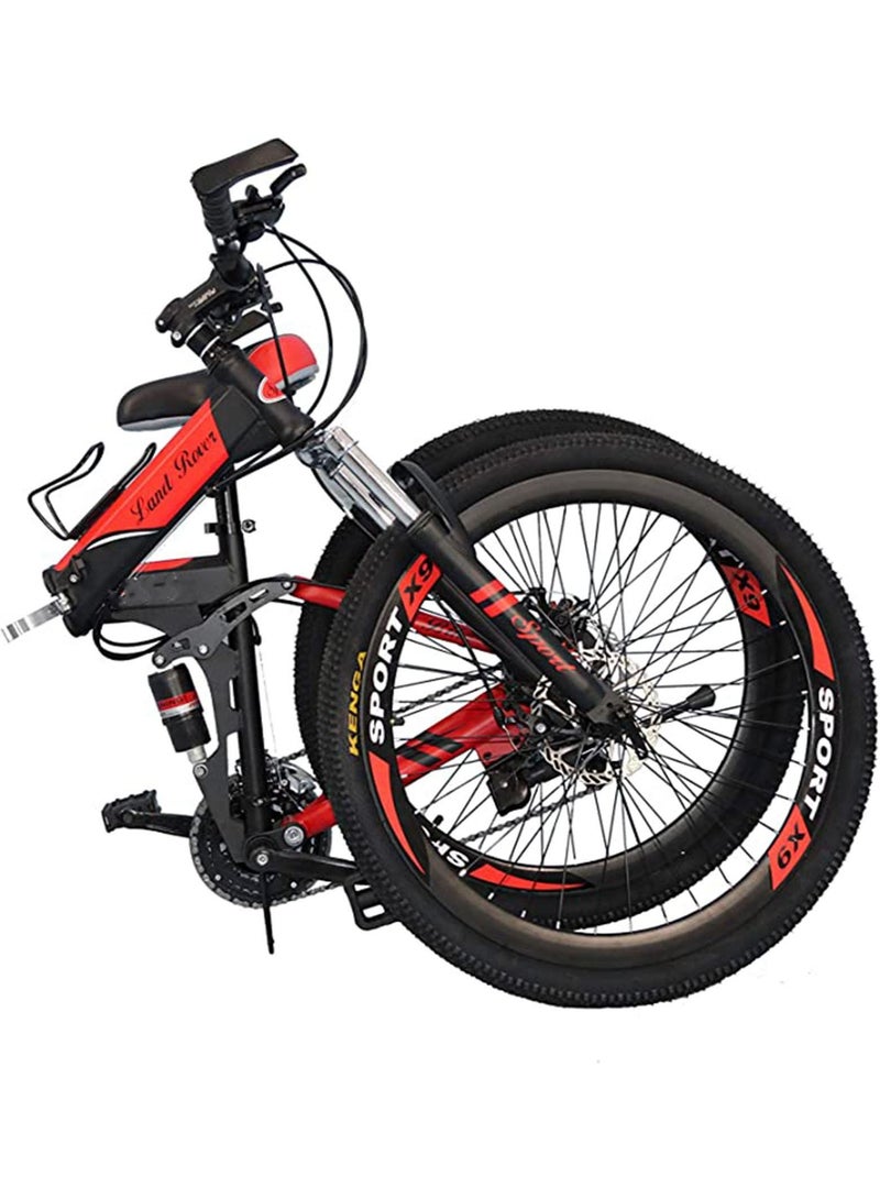 26 inch folding bike 24 speed mountain bike