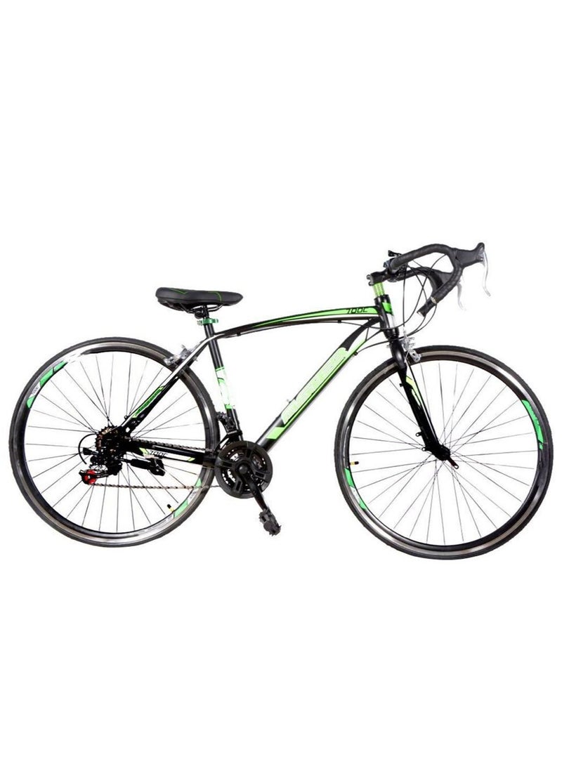 Light Steel Frame 700C  Bike 21-Speed Road Racing For Adults