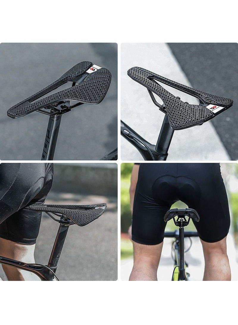 Bike Seat Lightweight 3D Bicycle Saddle Cushion for MTB Road Bike Cycling Comfortable Honeycomb Cushion
