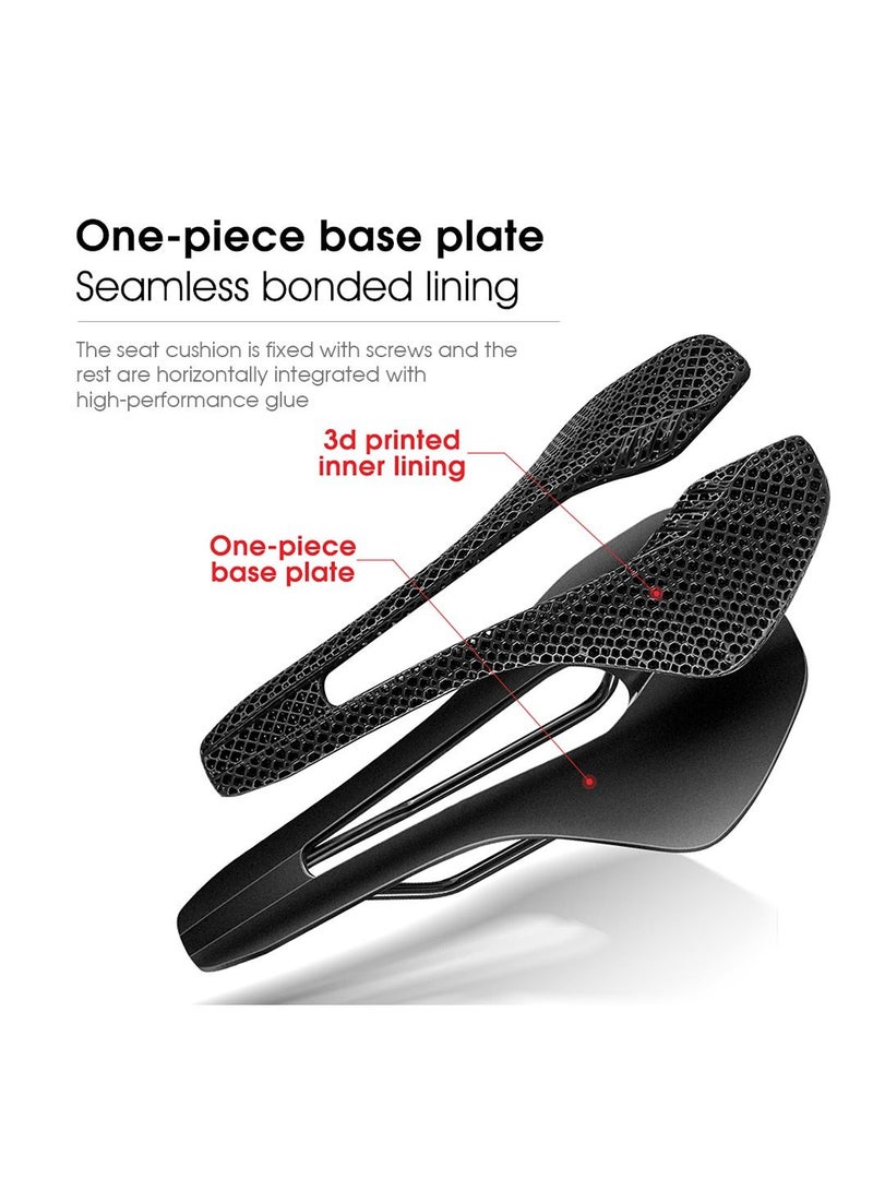Bike Seat Lightweight 3D Bicycle Saddle Cushion for MTB Road Bike Cycling Comfortable Honeycomb Cushion