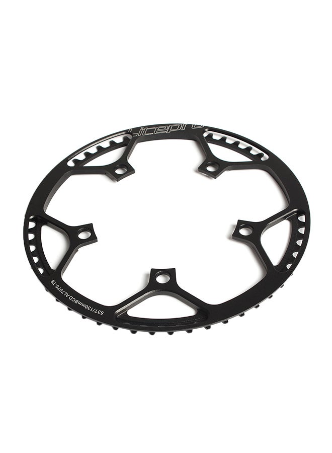 Single Crank Ring Round Chain Ring Bcd 5 Bolts Chainring 53T / 45T