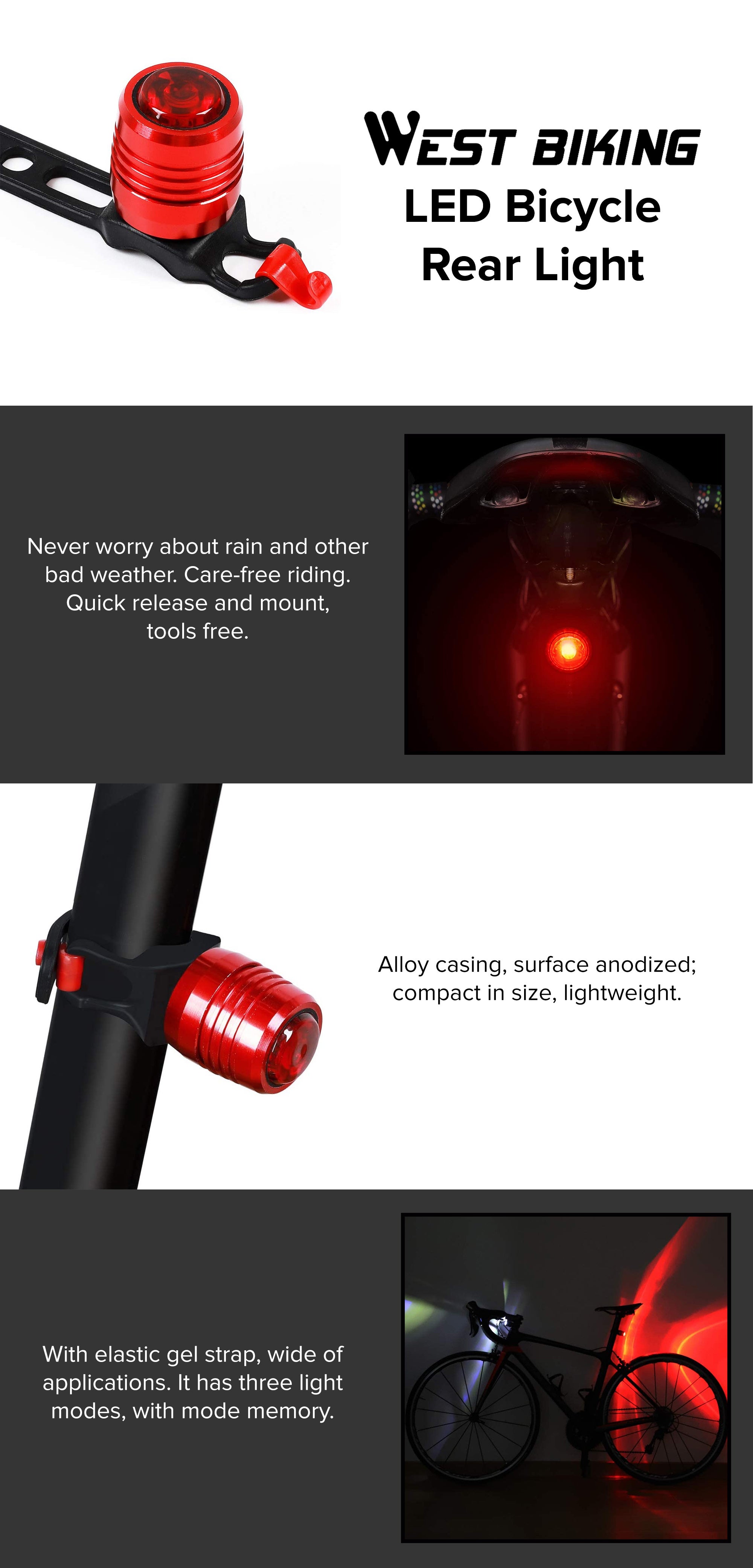 LED Bicycle Rear Light