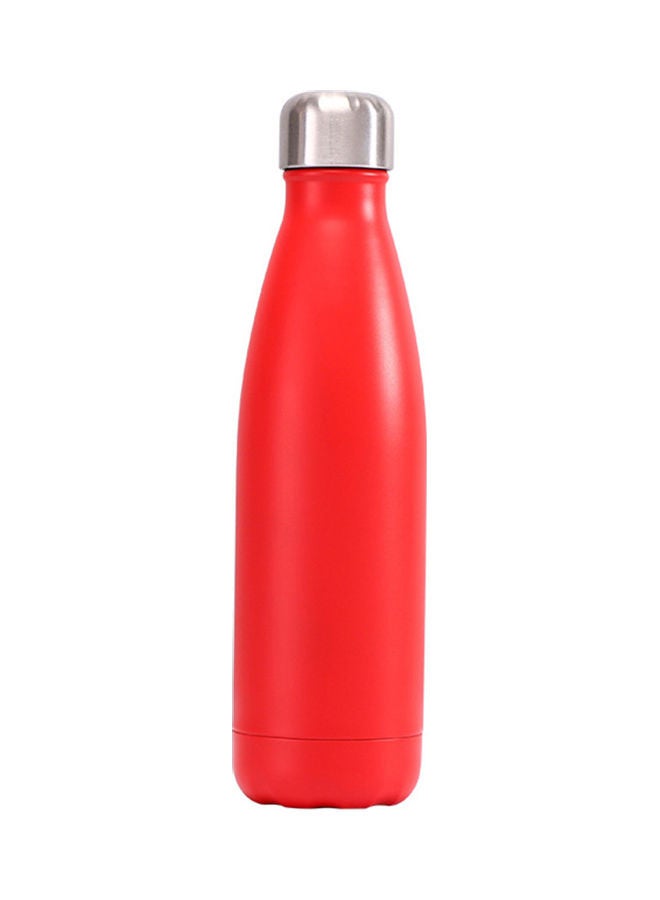 500ML Stainless Steel Vacuum Insulated Water Bottle Cola Shape Bottle Keep 12 Hours Cold & Hot Reusable Metal Leak-Proof Sports Flask 28*8*9cm